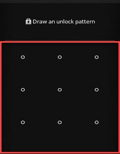 draw android pattern on pattern lock