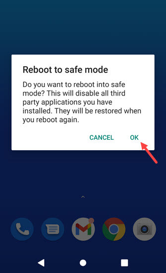 reboot into safe mode