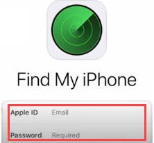 find my iphone login with apple id