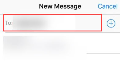 type message on iphone