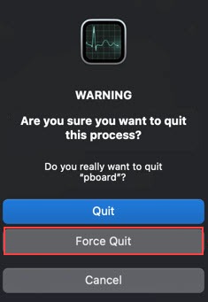 force quit pboard on macbook