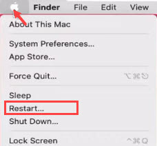 macbook restart options