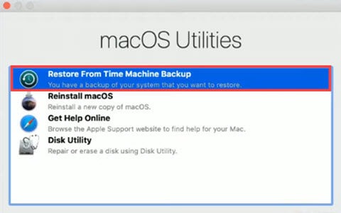 restore data from mac time machine backup