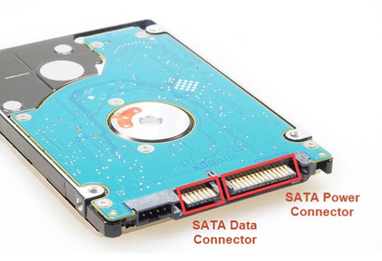 sata data and power connector