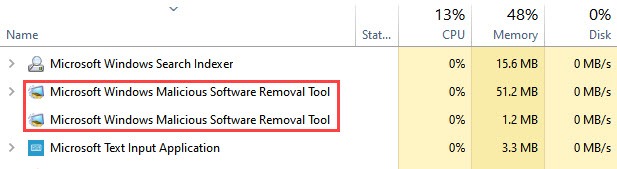 Microsoft windows malicious software removal tool mrt.exe