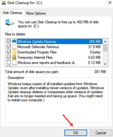 c drive disk cleanup