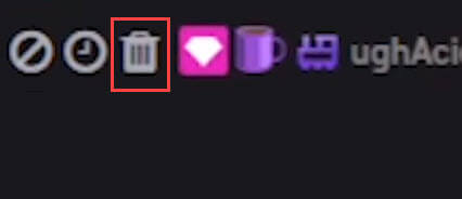 twitch delete icon on chat